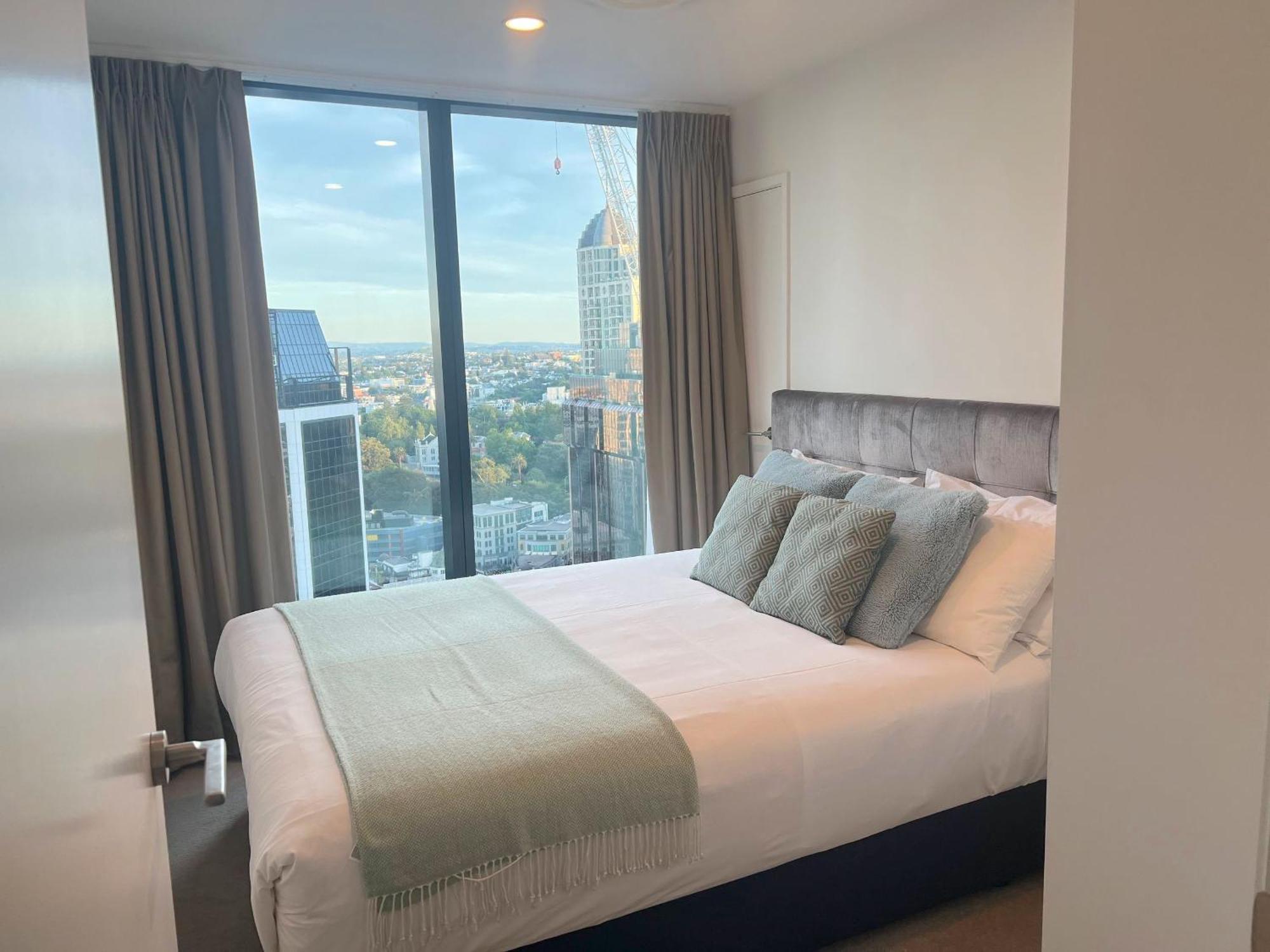 Gorgeous Seaview 2 Bedroom Apartment In Auckland Cbd المظهر الخارجي الصورة