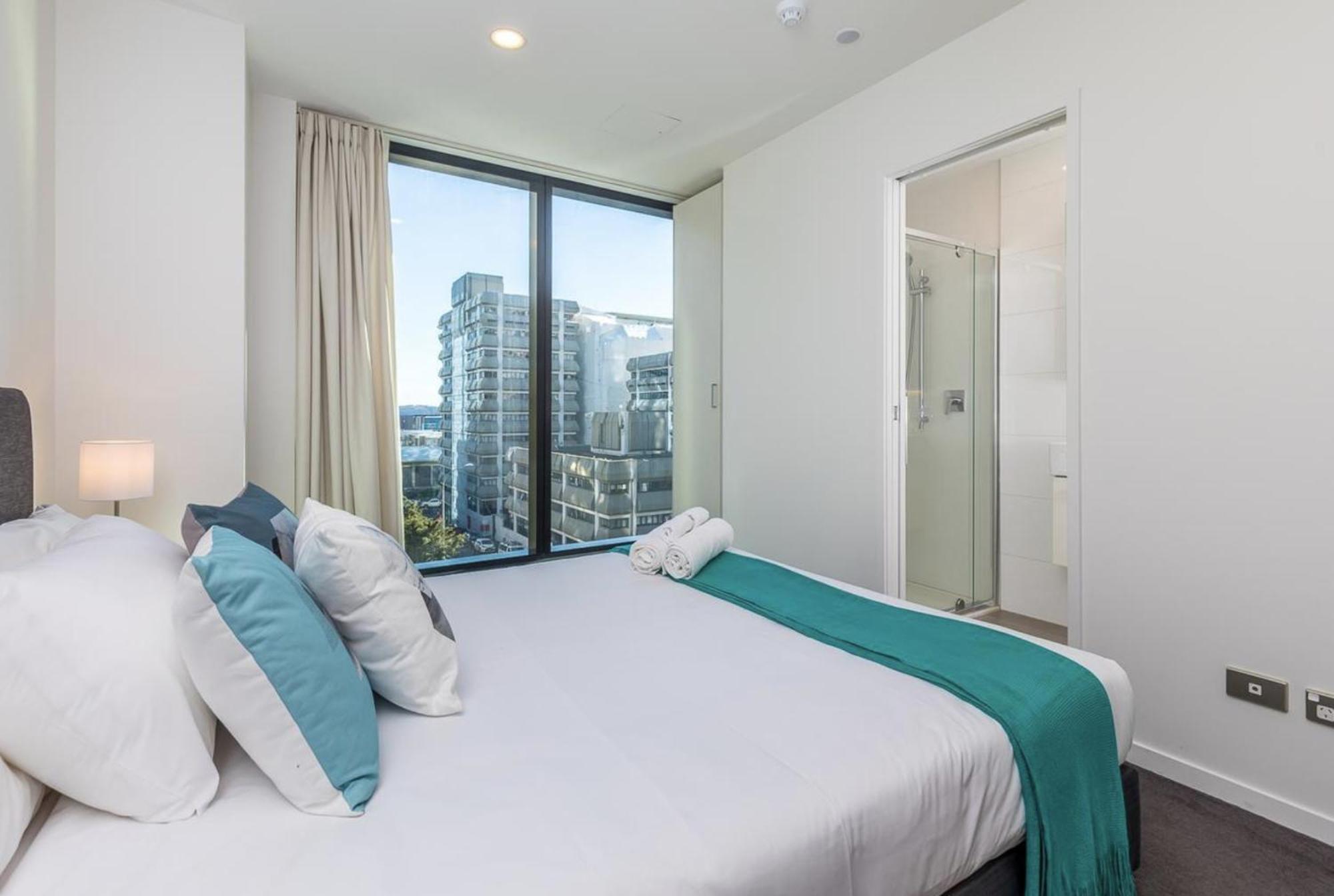 Gorgeous Seaview 2 Bedroom Apartment In Auckland Cbd المظهر الخارجي الصورة