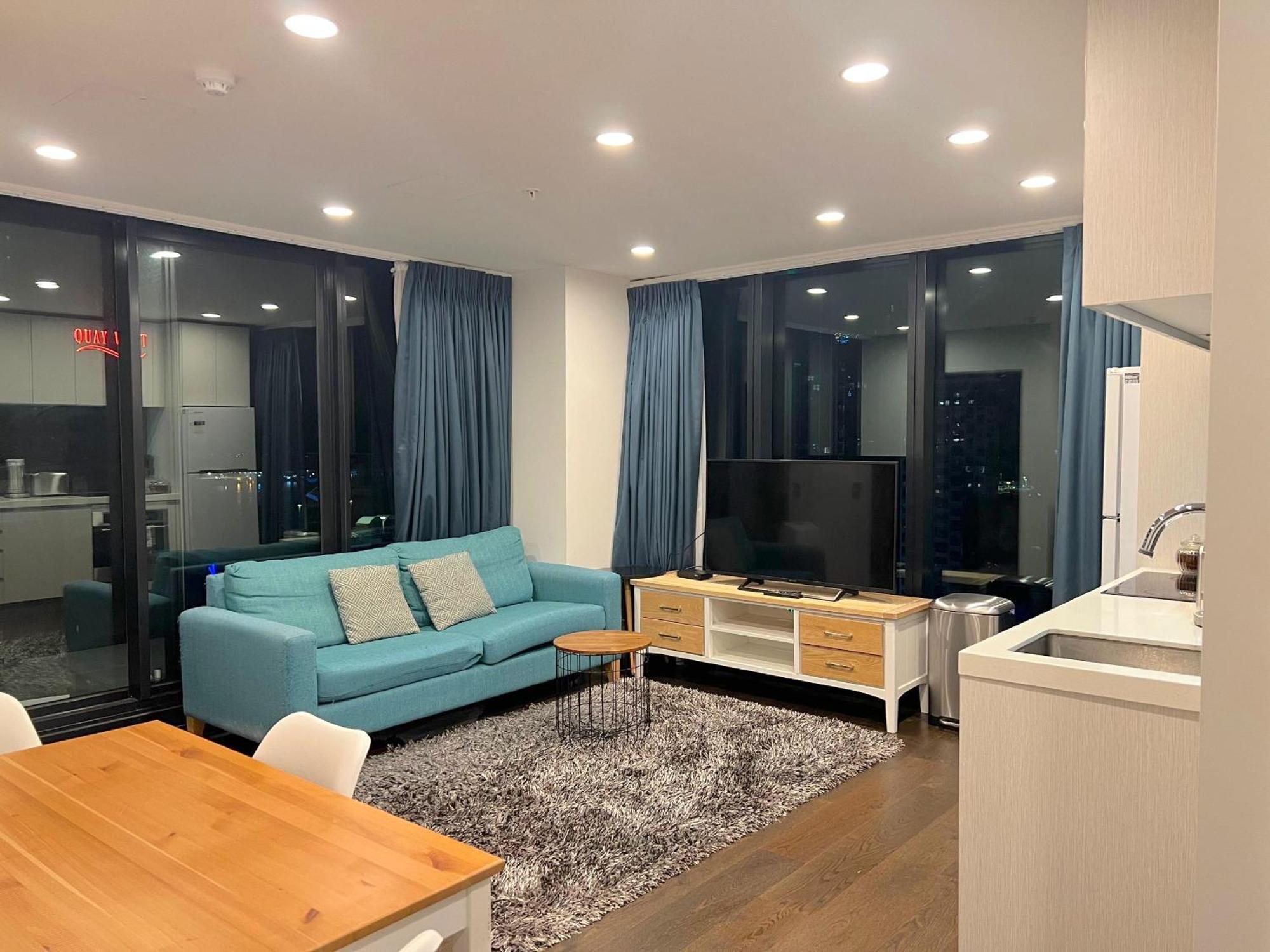 Gorgeous Seaview 2 Bedroom Apartment In Auckland Cbd المظهر الخارجي الصورة