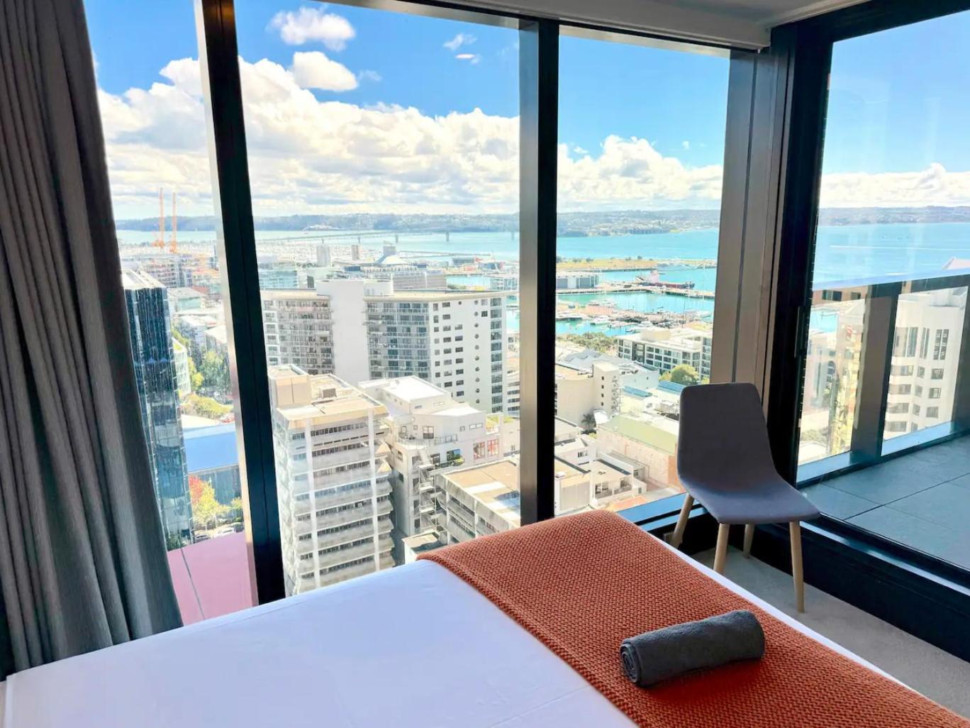 Gorgeous Seaview 2 Bedroom Apartment In Auckland Cbd المظهر الخارجي الصورة