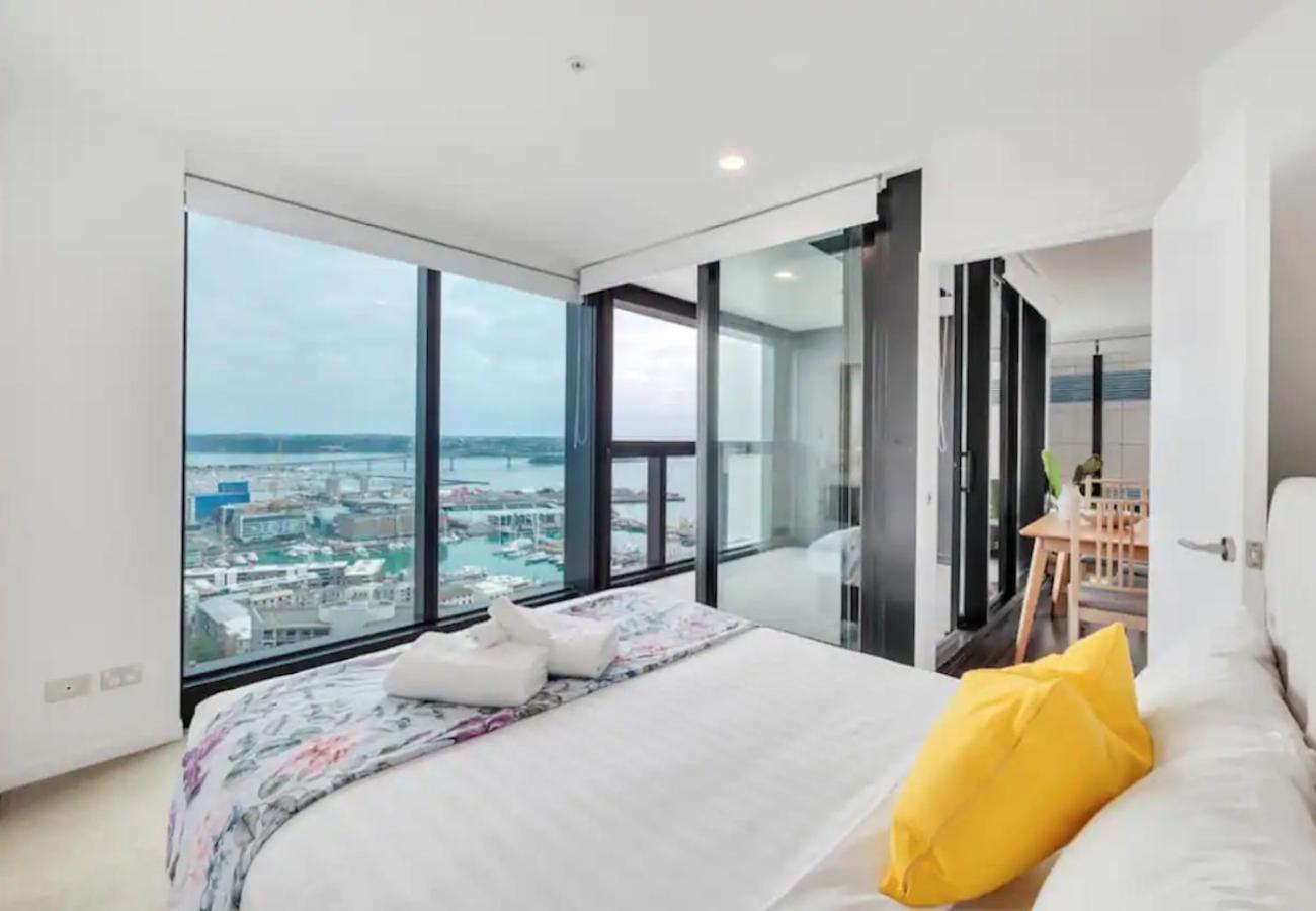 Gorgeous Seaview 2 Bedroom Apartment In Auckland Cbd المظهر الخارجي الصورة