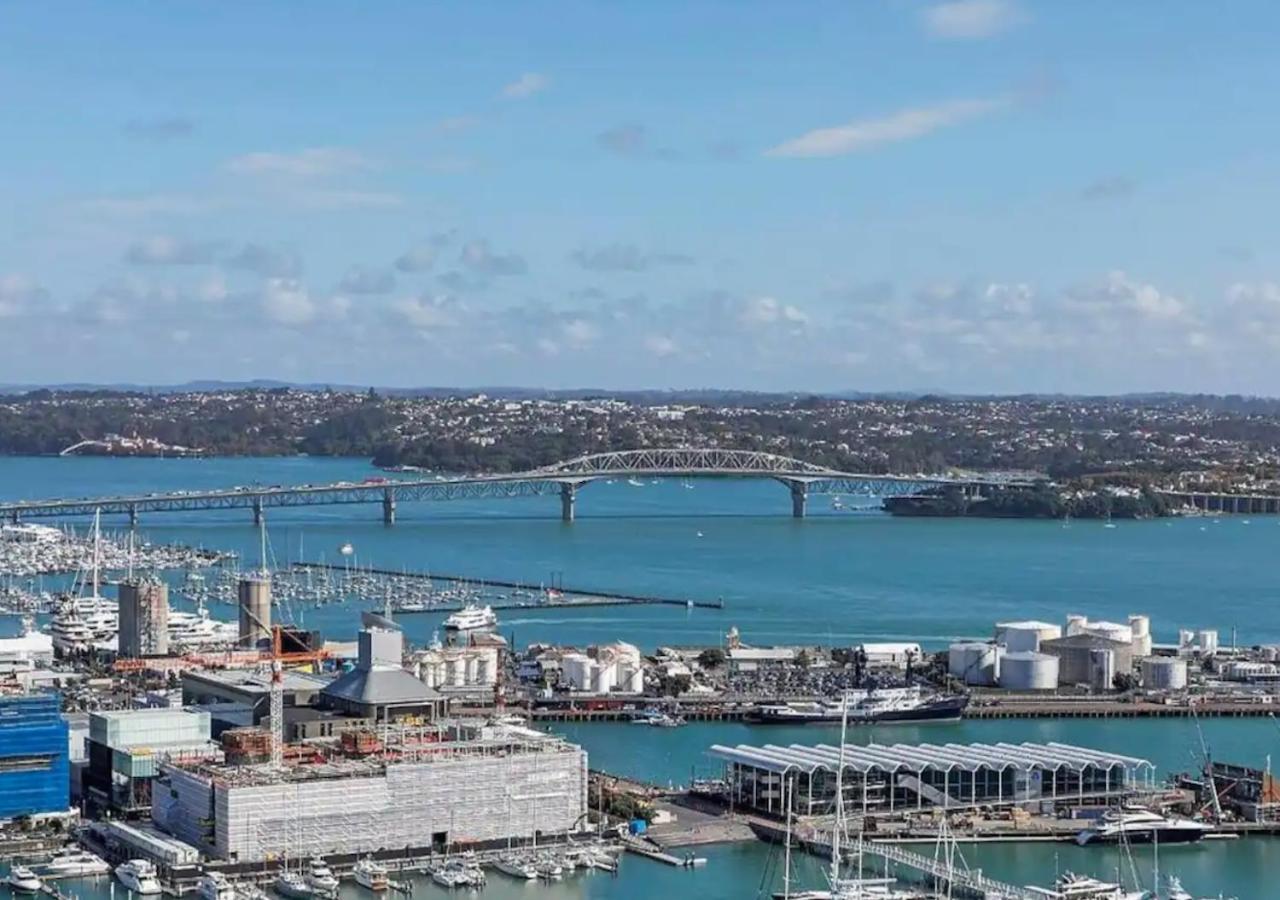 Gorgeous Seaview 2 Bedroom Apartment In Auckland Cbd المظهر الخارجي الصورة