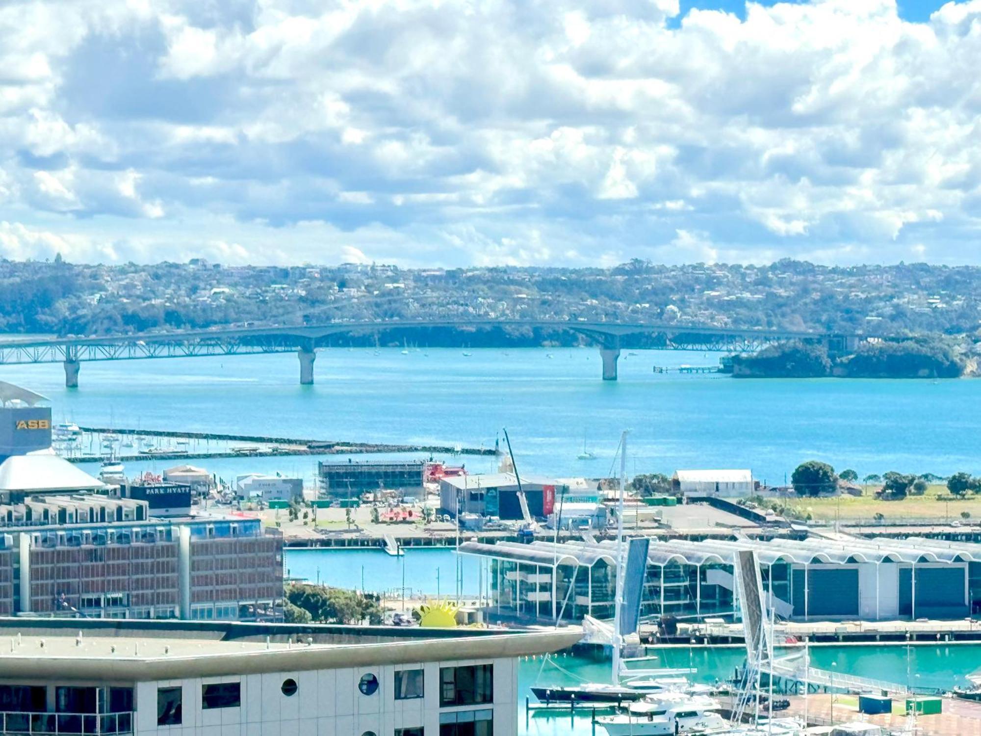 Gorgeous Seaview 2 Bedroom Apartment In Auckland Cbd المظهر الخارجي الصورة